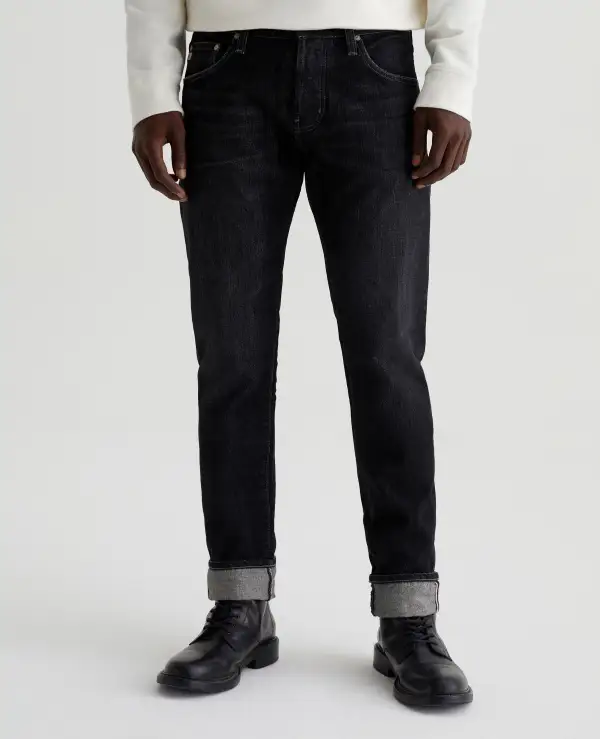 Men's Slim Straight Rigid Jeans
