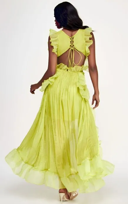 Relaxed Cascade Gown