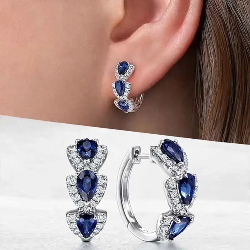 Sleek Stone Earrings
