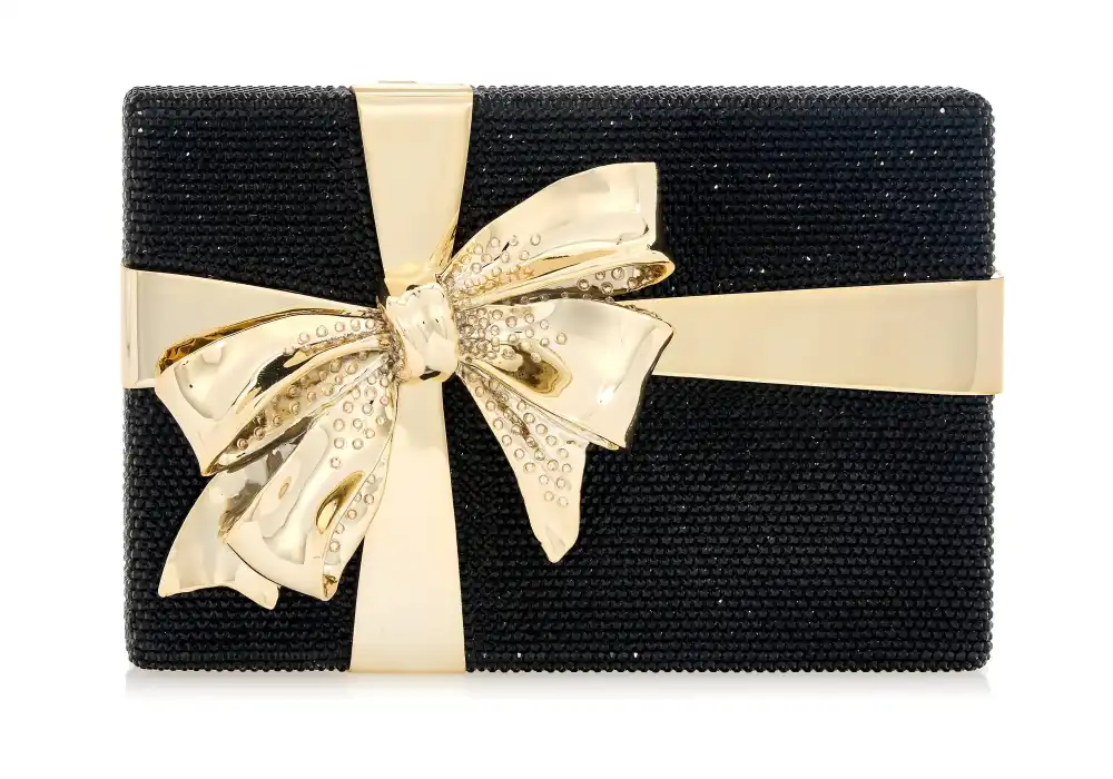 Bold Gift Box Statement Clutch