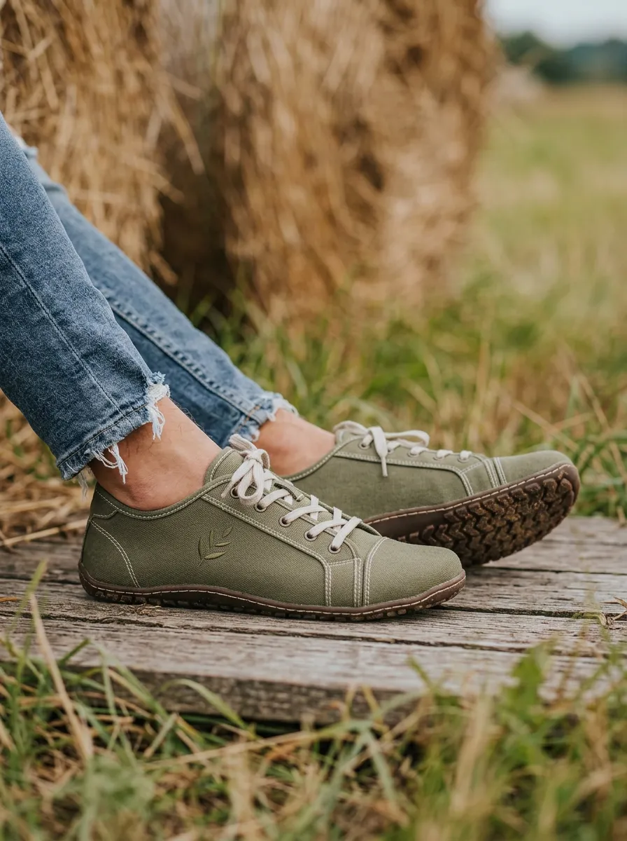 Lightweight-Look Leaf Graphic Lifestyle Look Unisex Barefoot Shoes
