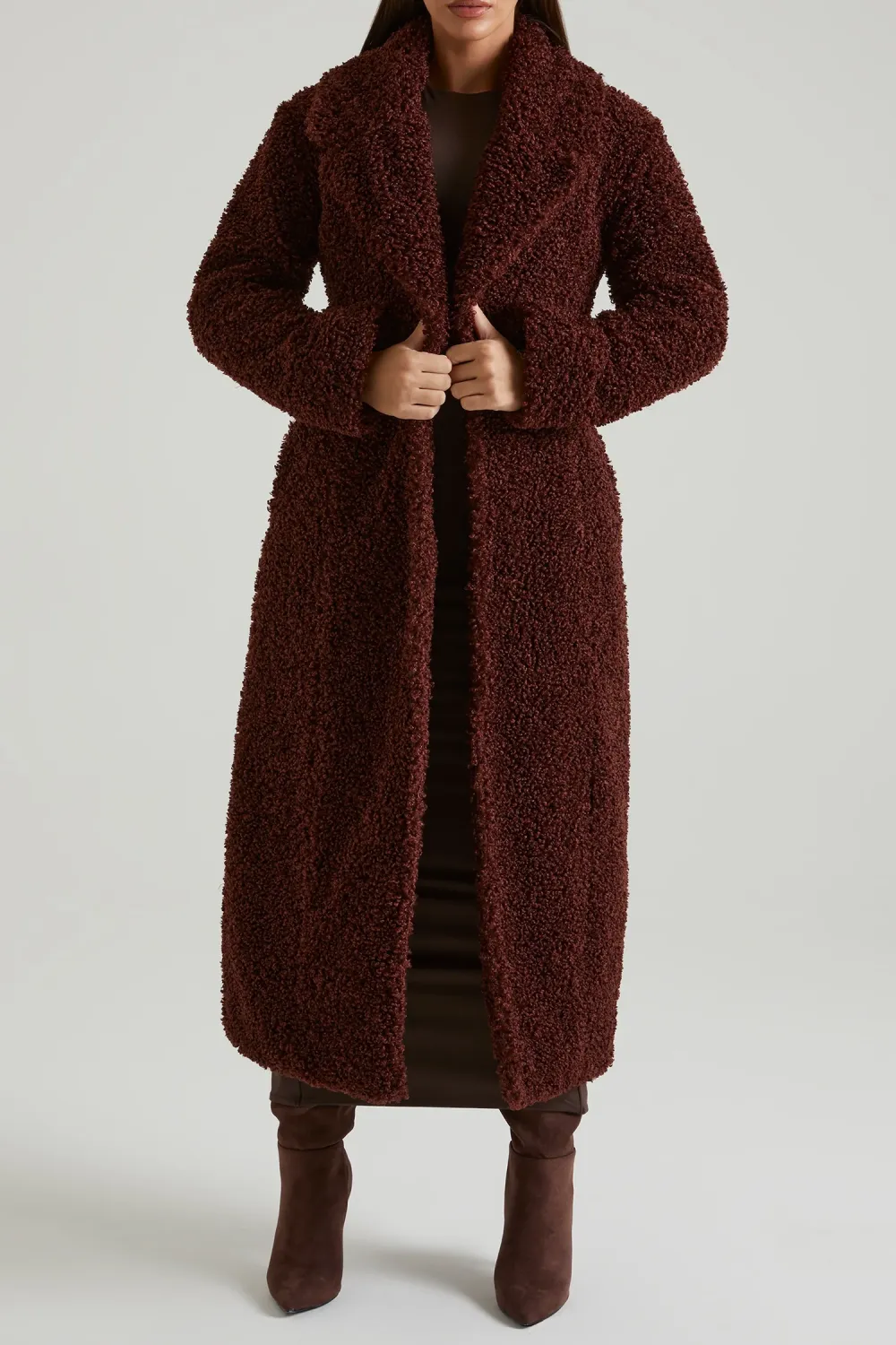 Soft And Wide Casual Long Warm Coat