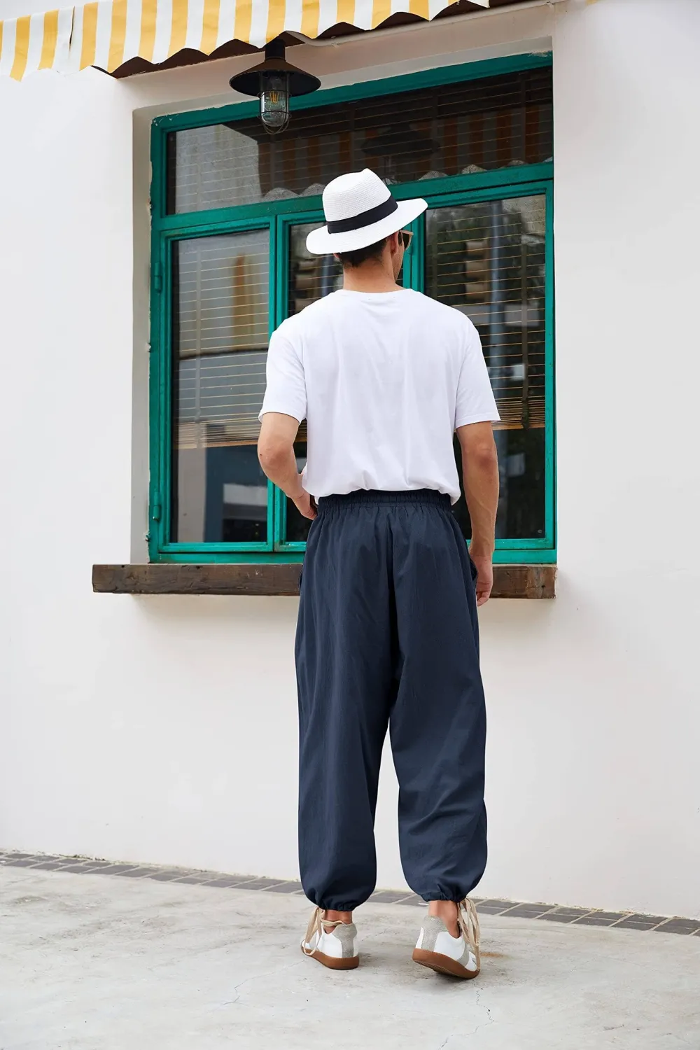 Refined Drawstring Waist Pants