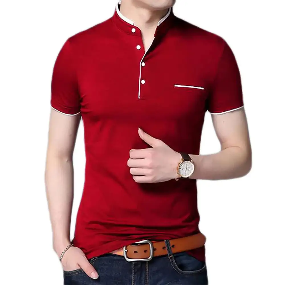 Mandarin Collar Grandad Collar Polo Collar Polo Shirt