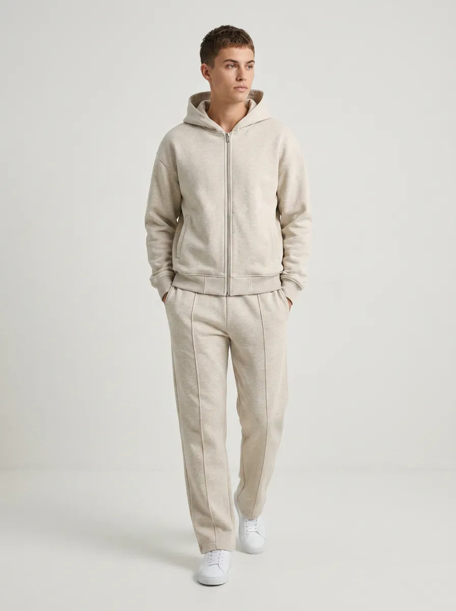 Unisex Training Hooded Zip Minimalist Jogger Set