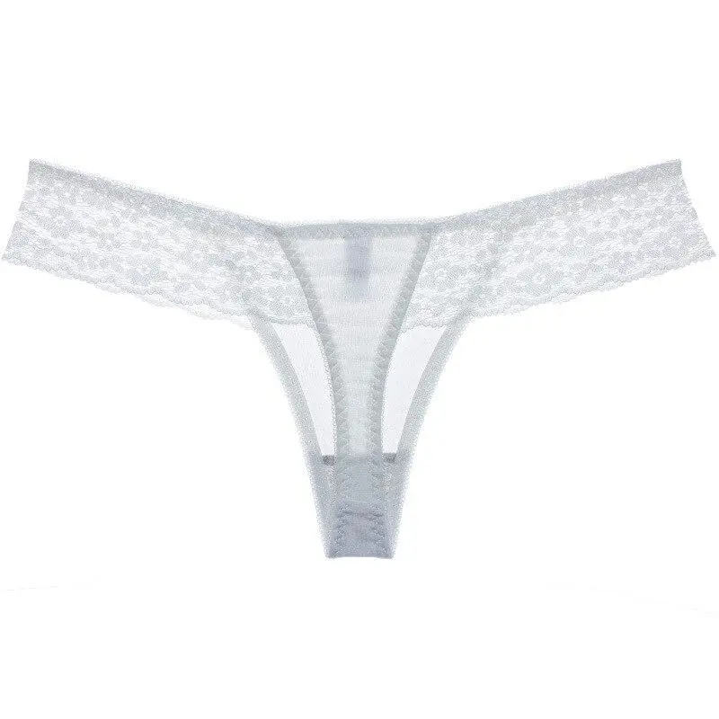 Classic Lace Bow-Detail Thong