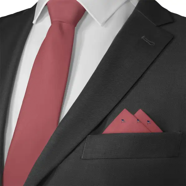 Clean Decorative Military Motif Pocket Square