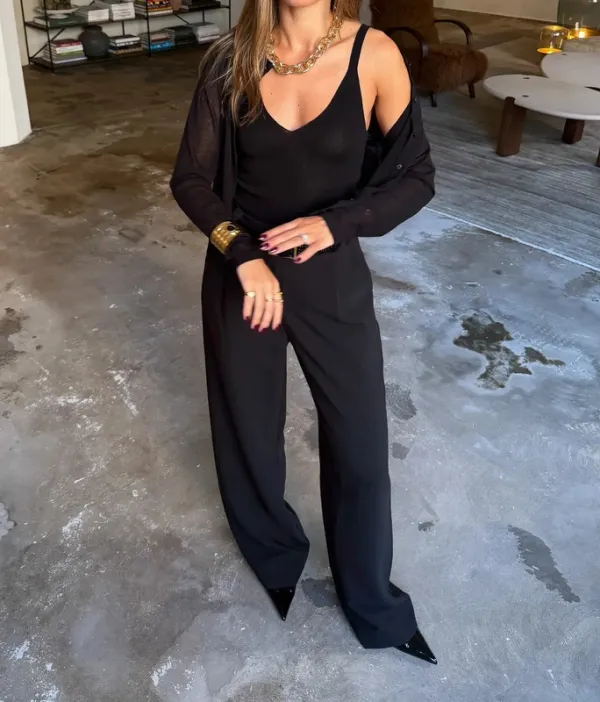 Black Suit Pants