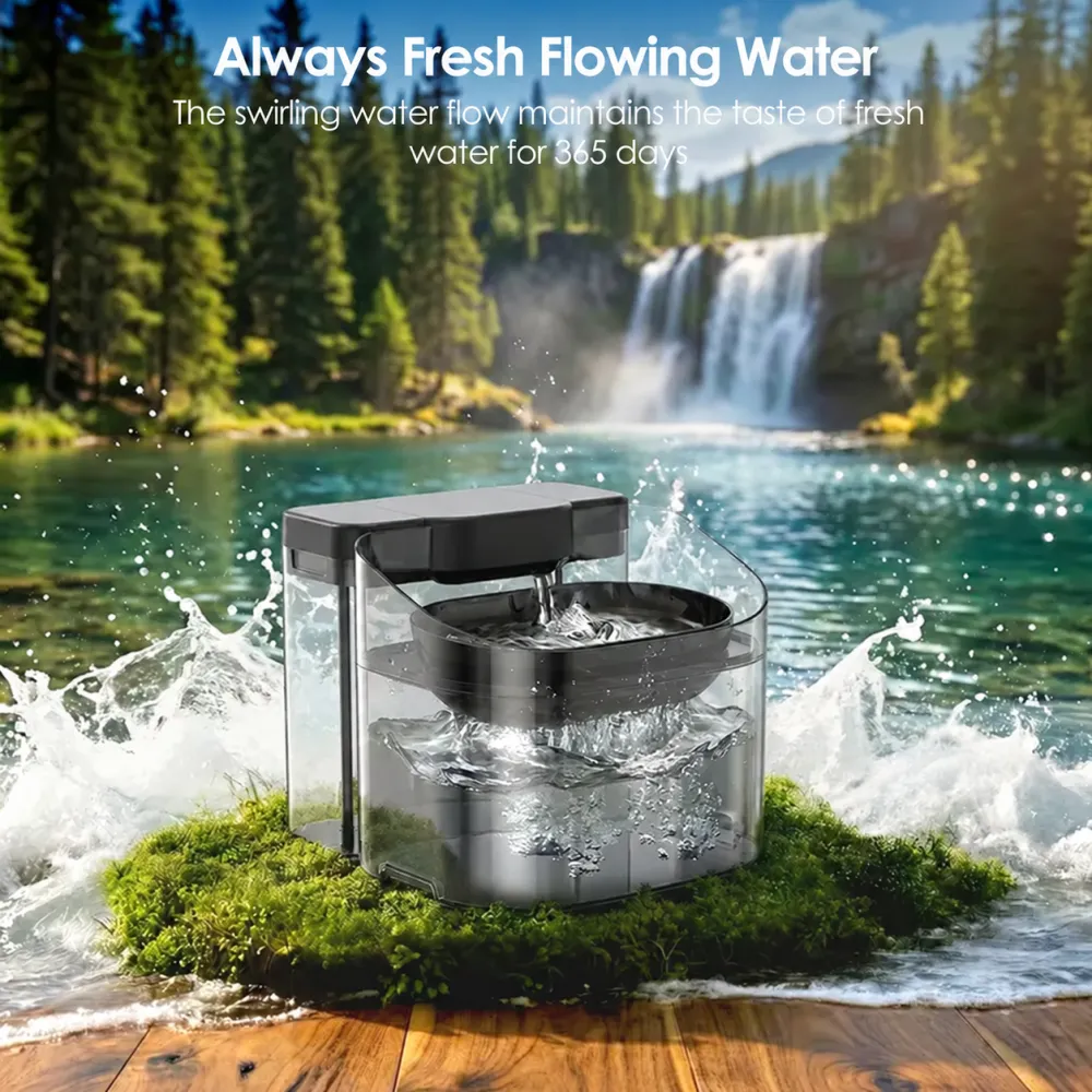 11L Large Dog Water Fountain with Reserve Tank