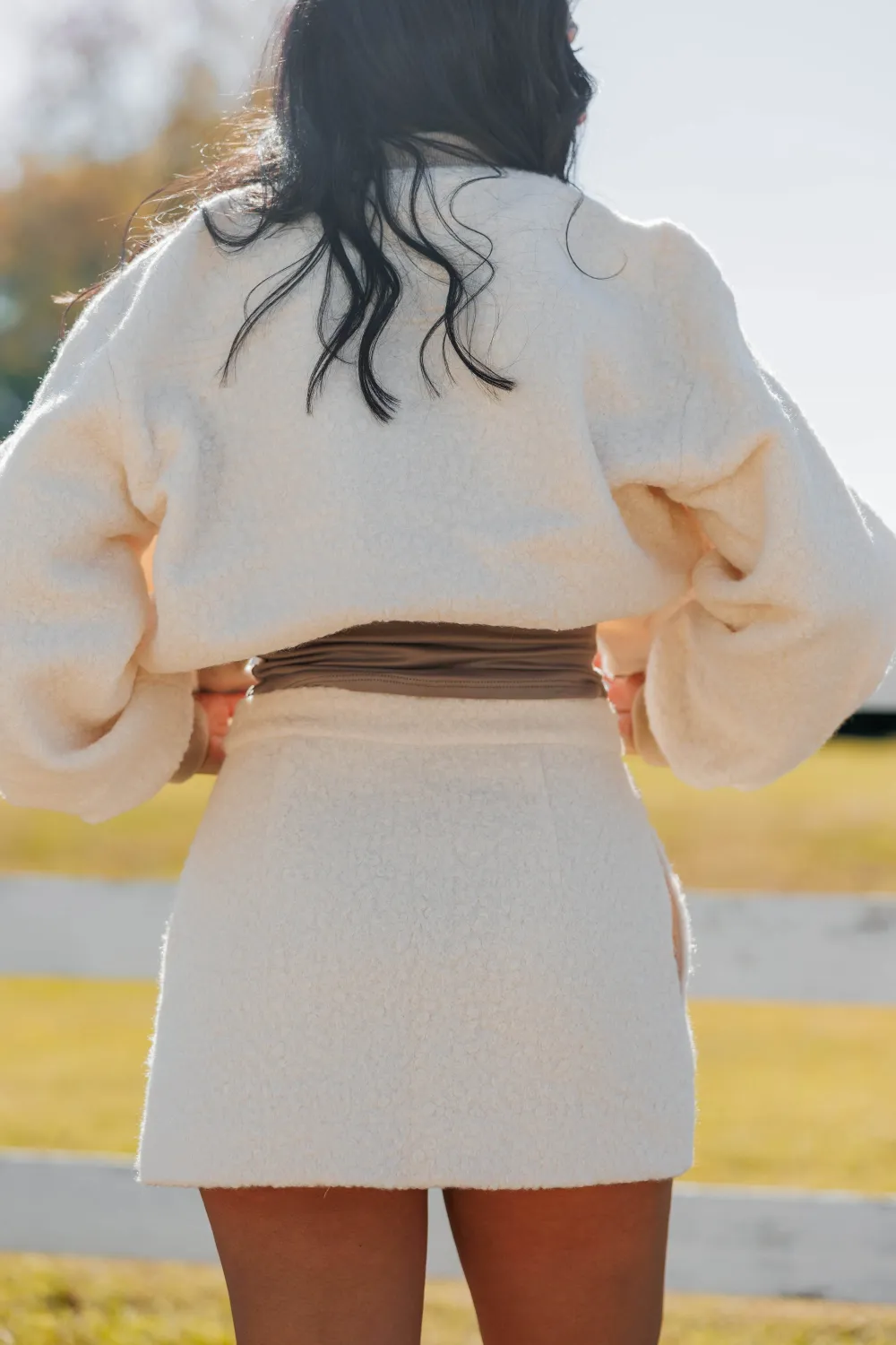 Fleece Pocket Mini Skirt