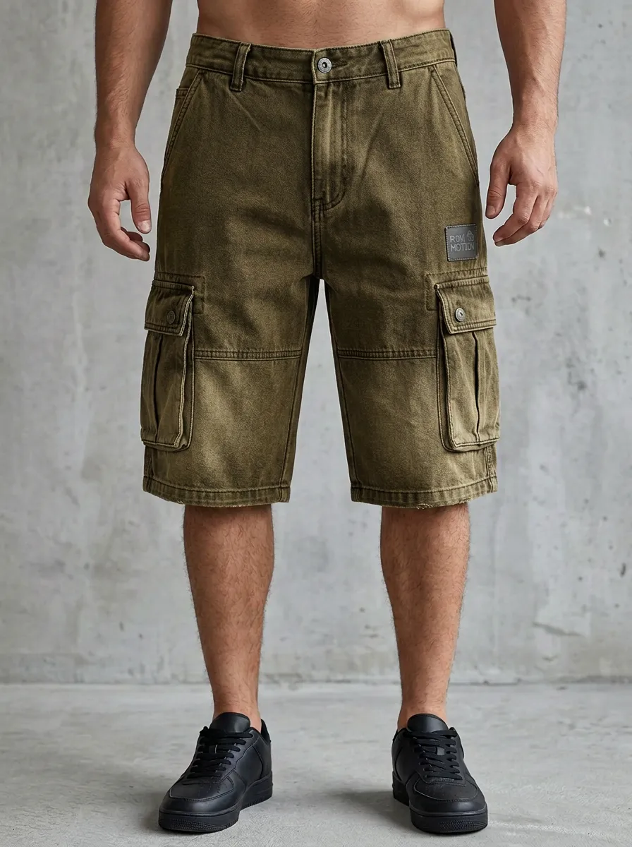 Utility Cargo Washed Men's Cargo Shorts
