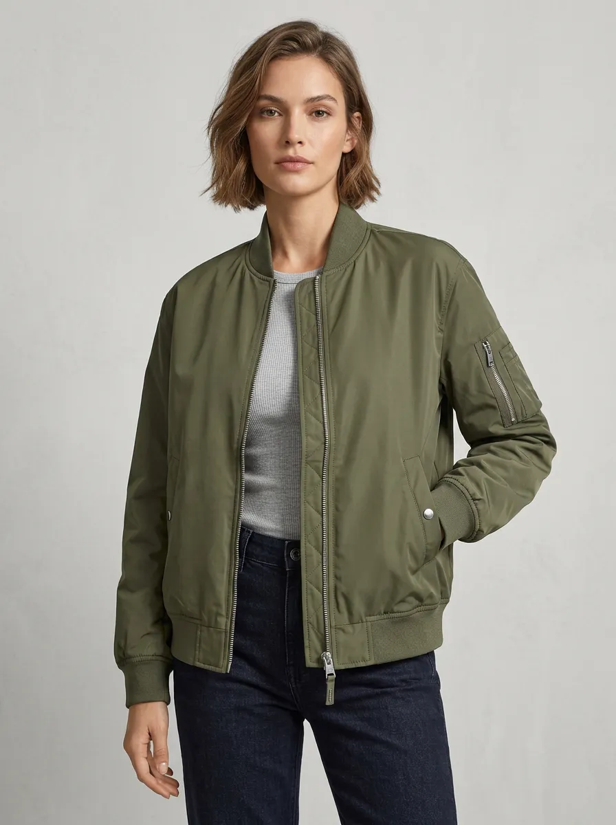Casual Quilted Utility Women's Casual Jacket