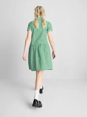 7-15yrs | Cotton Rich Gingham Check School Dress