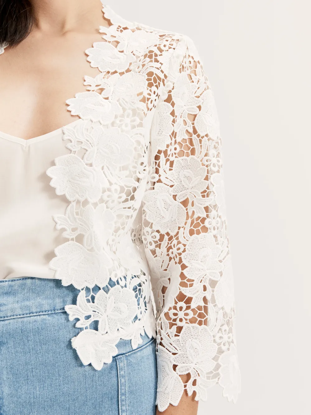 Trina Open Neckline Jacket