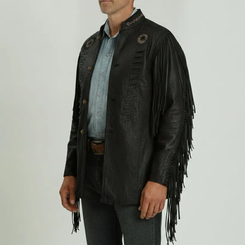 Biker Western Fringe Jacket