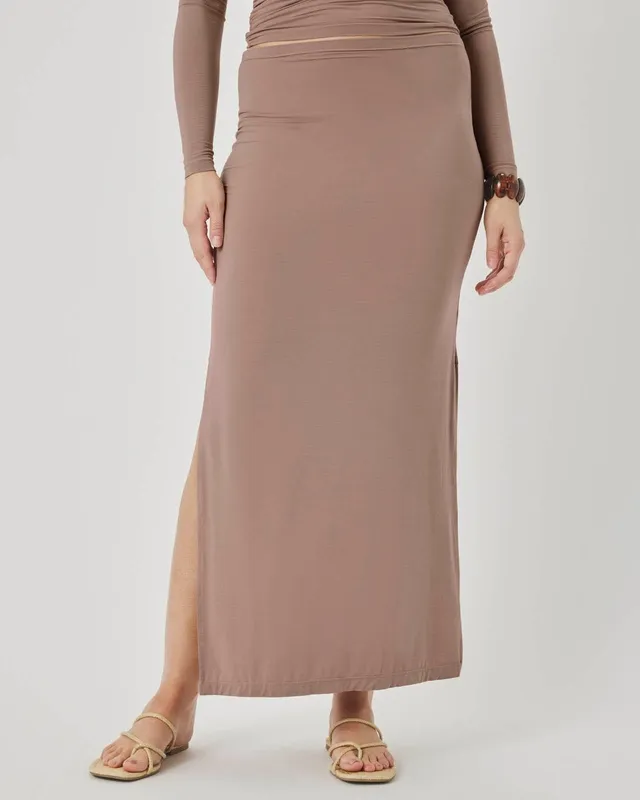 Modern Sunsoft Midi Skirt