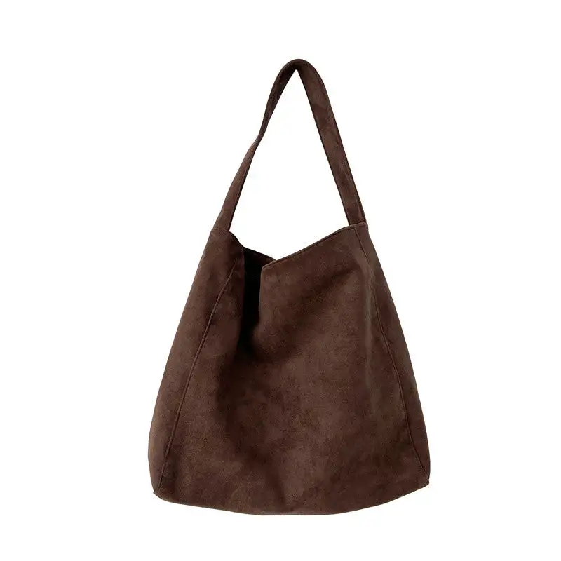 Commuter Suede Hobo Bag