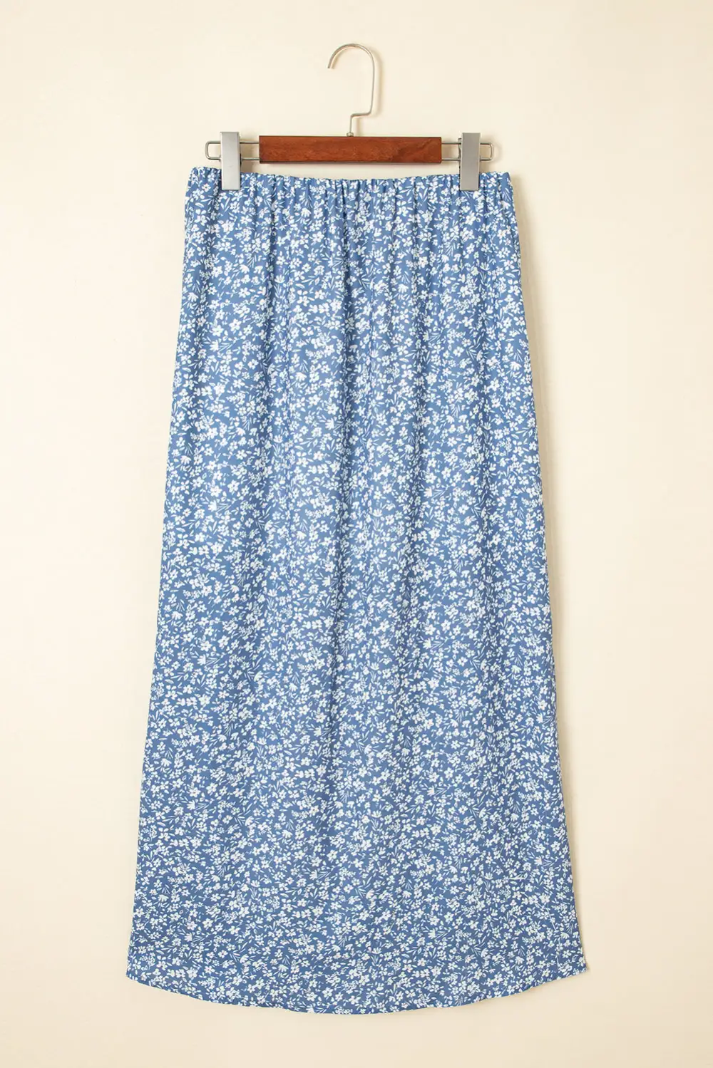 Open Printed Detail Skirt