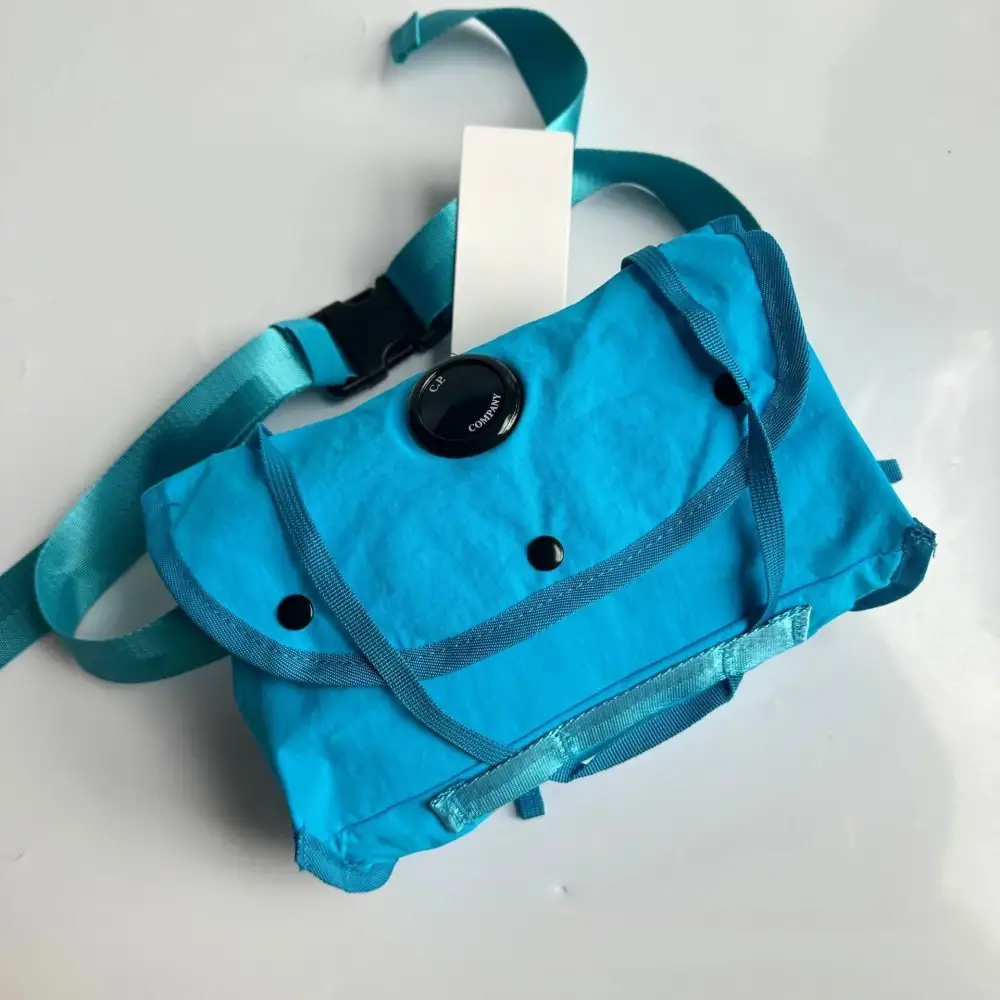 Minimalist Grey Nylon Everyday Crossbody Bag