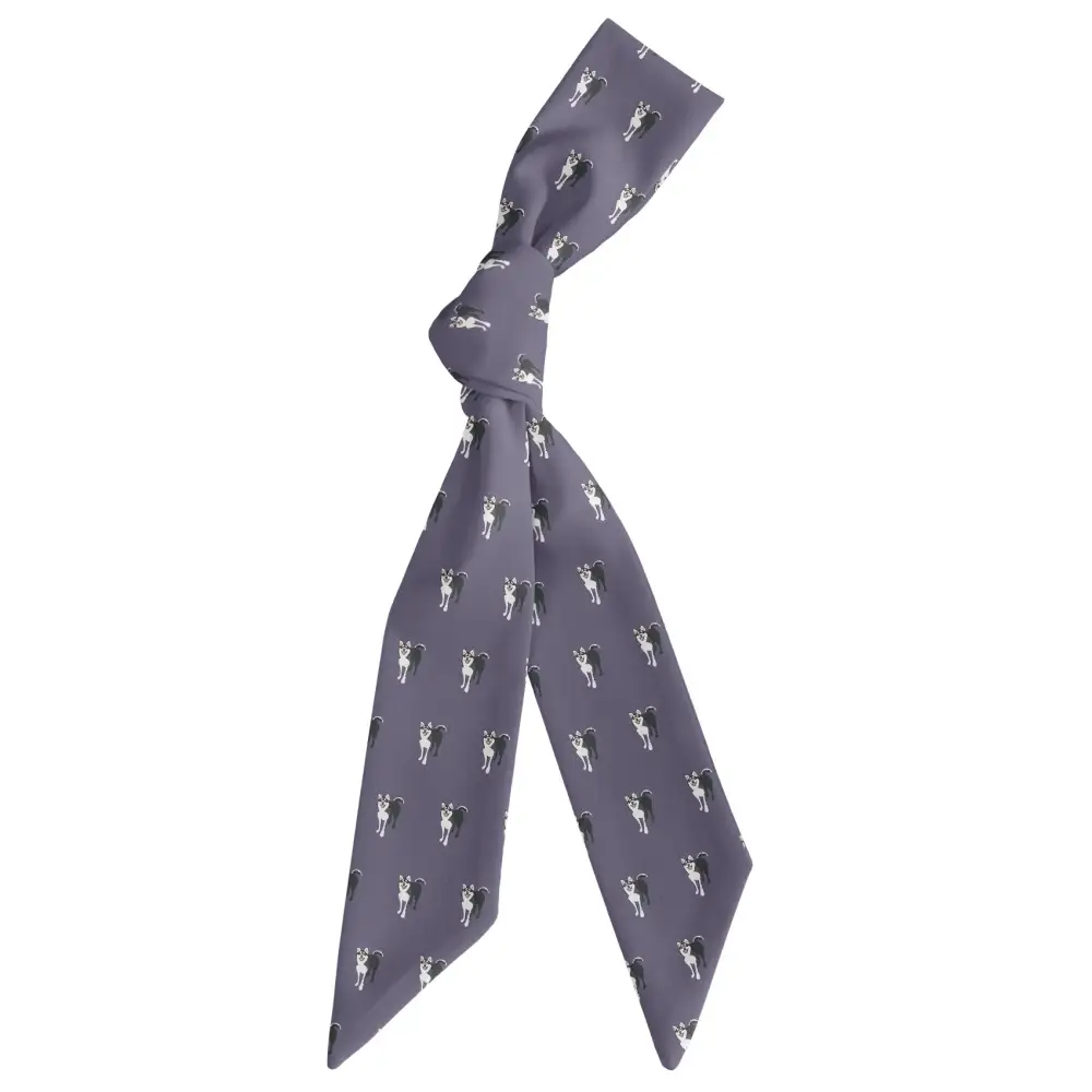 Husky Motif Hair Scarf
