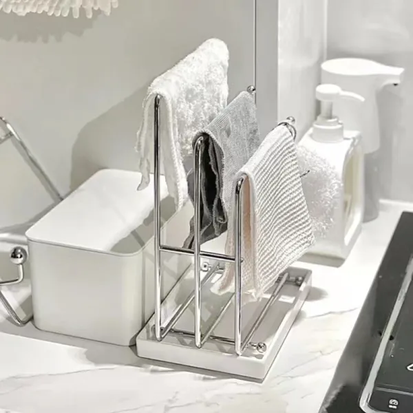 Kitchen Sponge & Dish Cloth Holder