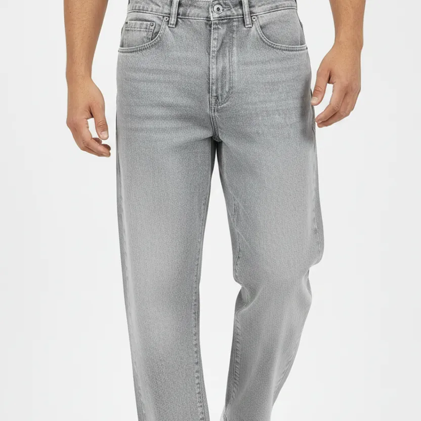 Refined Loose Fit Five Pocket Jeans