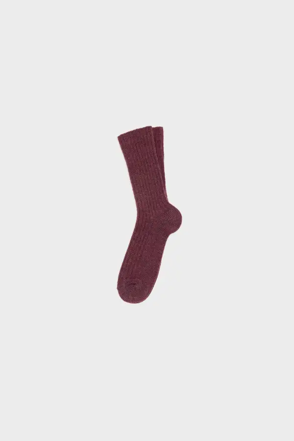 Everyday Ribbed Crew Shimmer Casual Socks