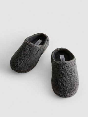 Borg Mule Slippers detail 1