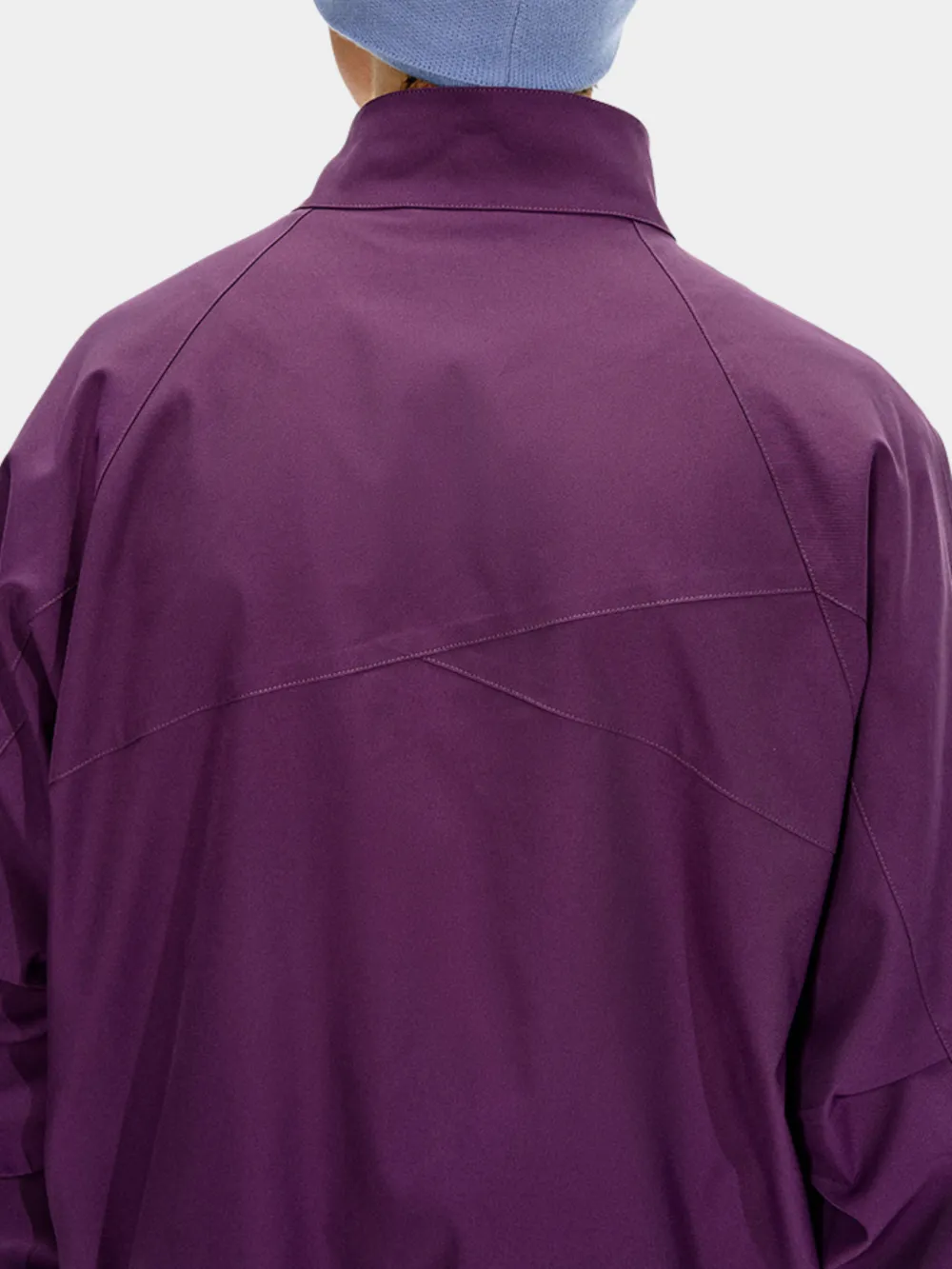 Wind Resistant Stand Collar Color Block Outdoor Utility Jacket