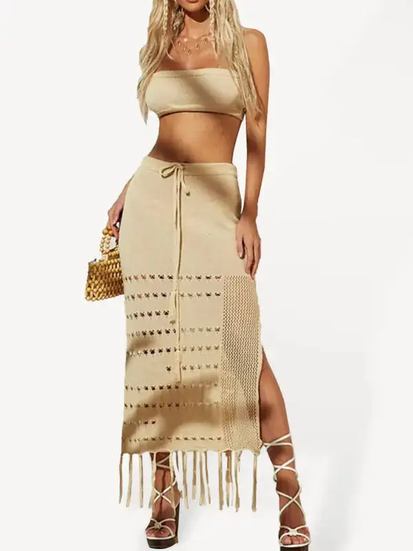 Top Wrap Chest Dress Coordinated Swim Cover Up