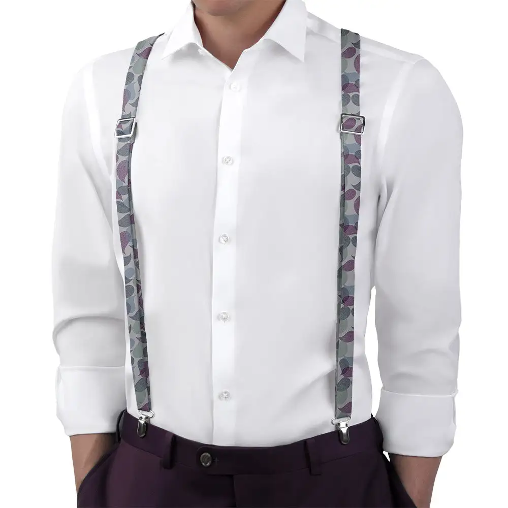 Petal Paisley Pattern Suspenders