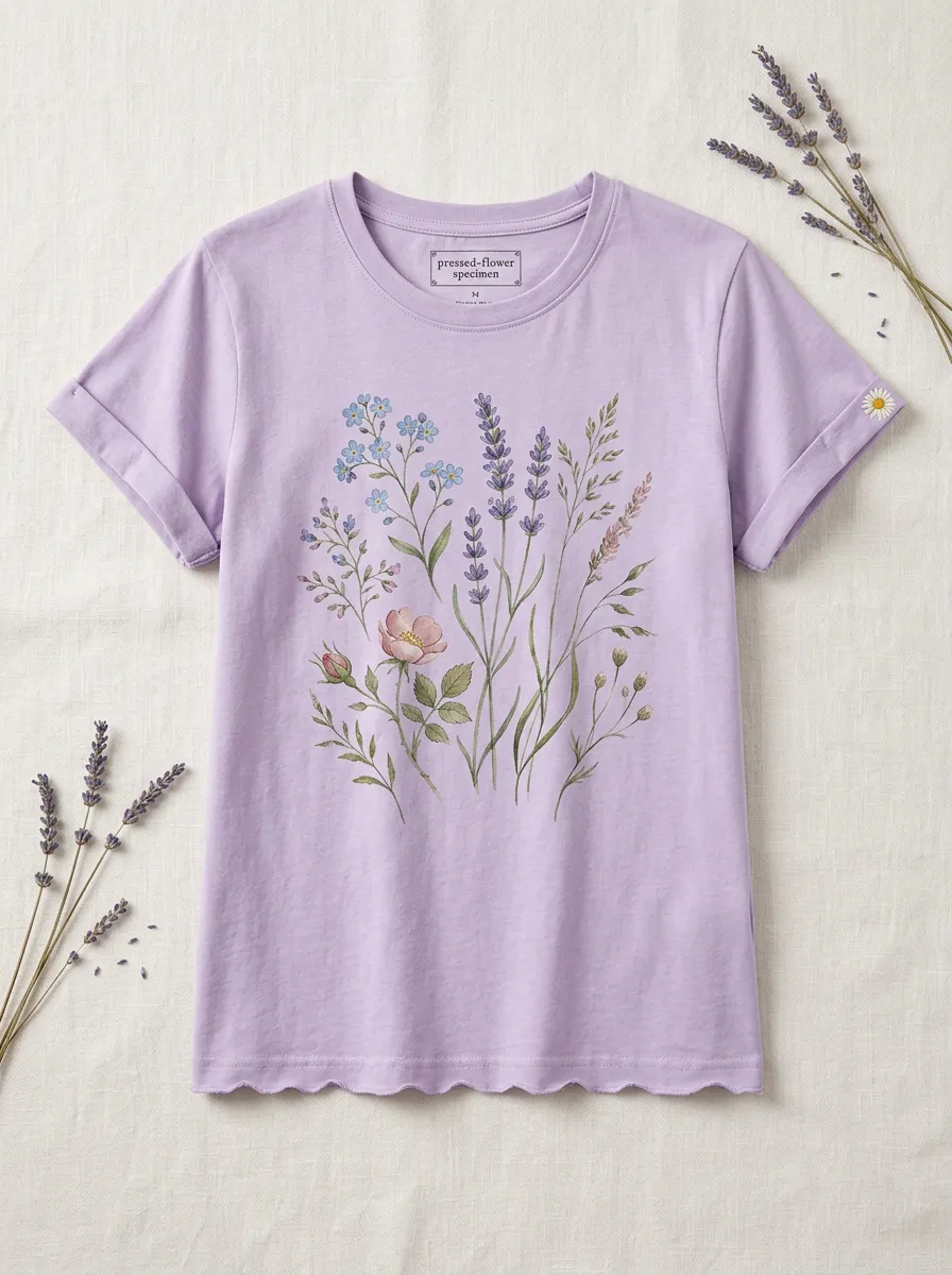 Women's Botanical Graphic T-Shirt