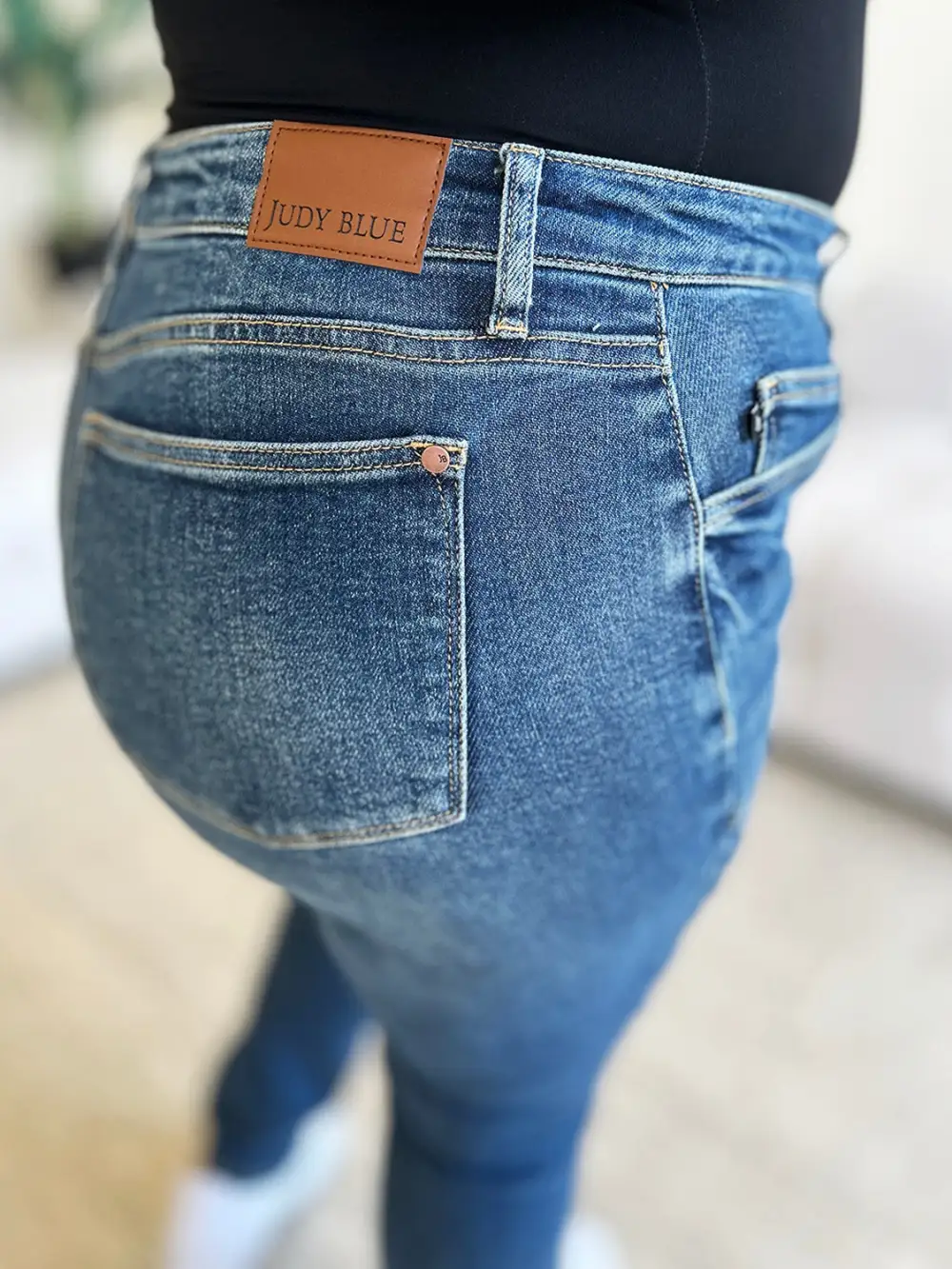 Easy High Waist Skinny Denim Jeans
