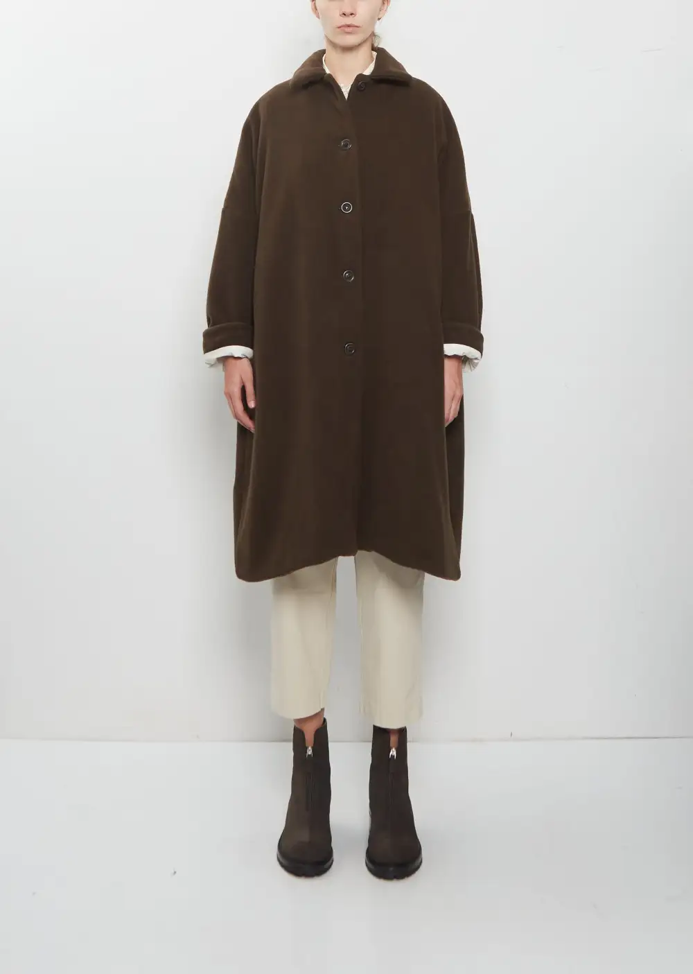 Women's Cashmere Padded Oversized Coat