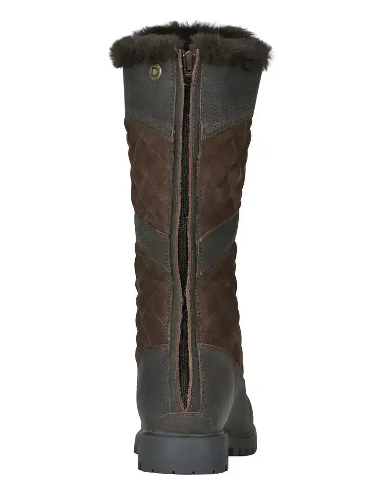 Lace-Up Zip Riding Boots