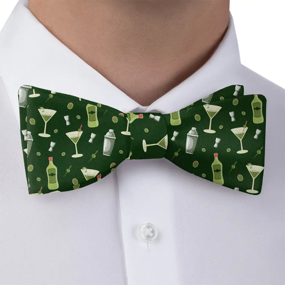 Beverage Motif Bow Tie