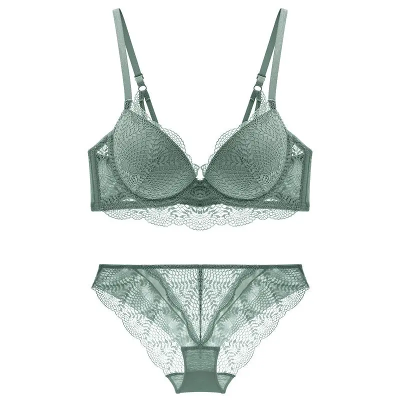 Push-Up Lace Brief Lingerie Set