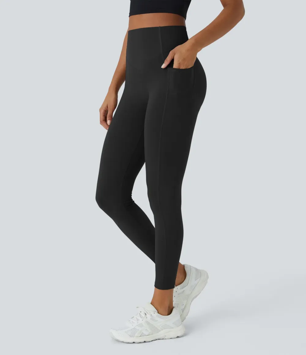  SoCinched High Waisted Scrunch Butt Lifting Tummy Control Side Pocket Shaping Training UltraSculpt Leggings - Stretchy Fit for Women, For Gym & Summer Workouts #Summer
