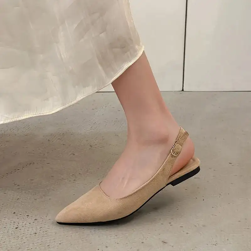 Slingback Pointed-Toe Flats