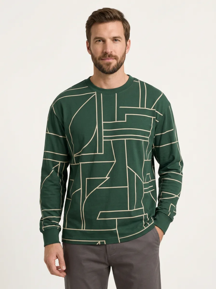 Men's Daily Essential Elevated Long Sleeve Top
