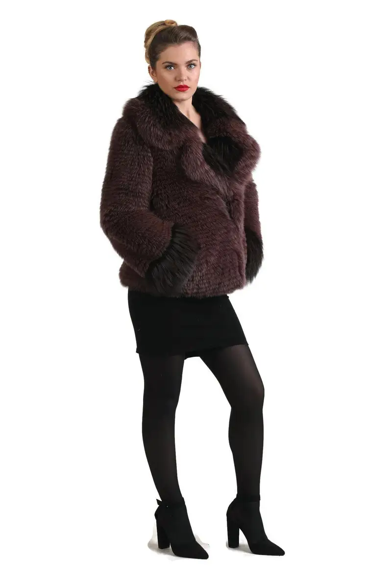 Fox Fur coat Fur jacket full skin