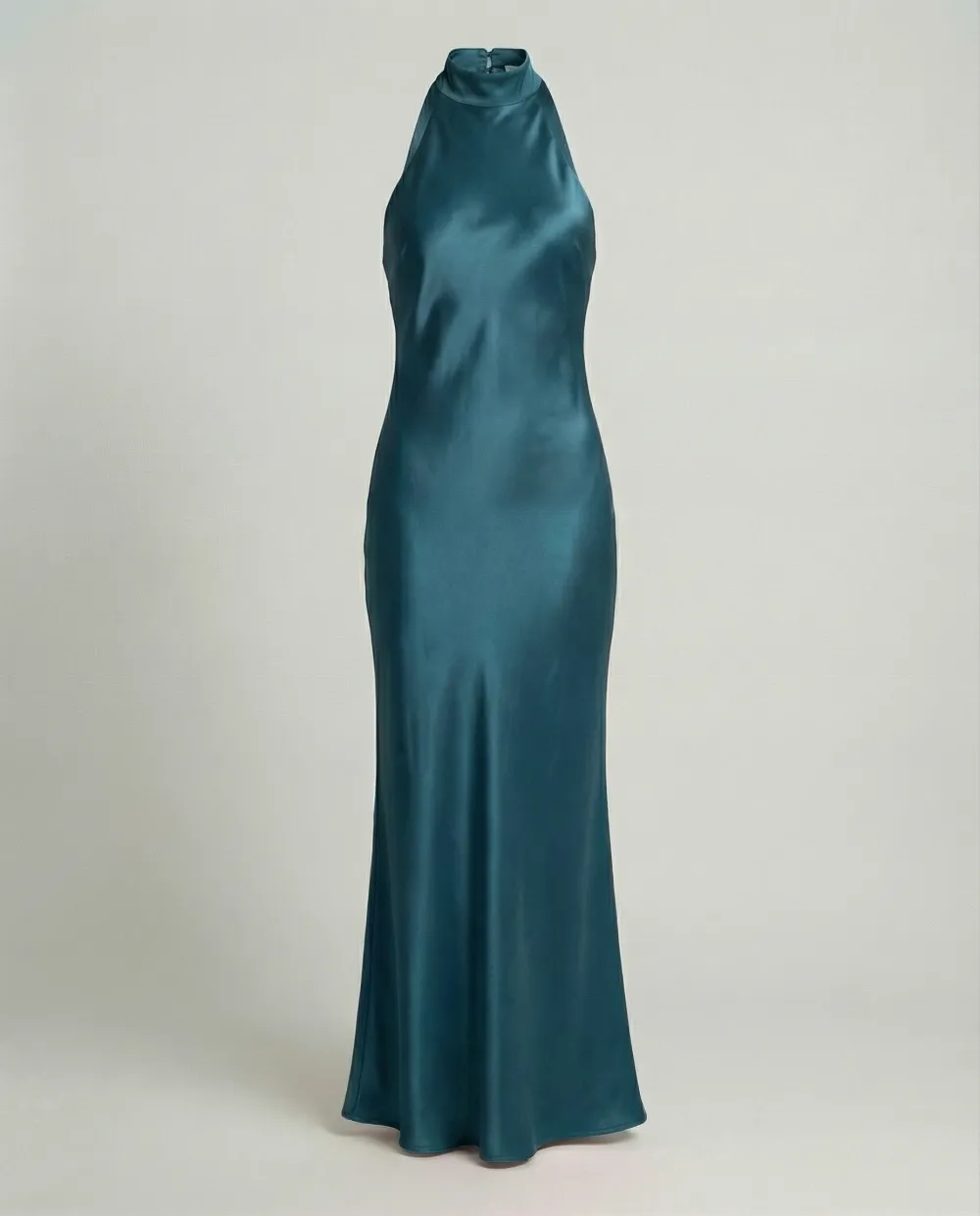 Women's Satin Bridal Maxi Dress