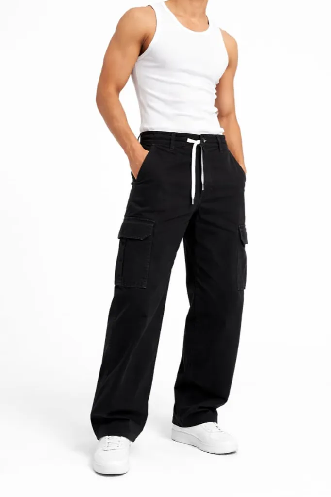 Pockets Baggy Cargo Pants
