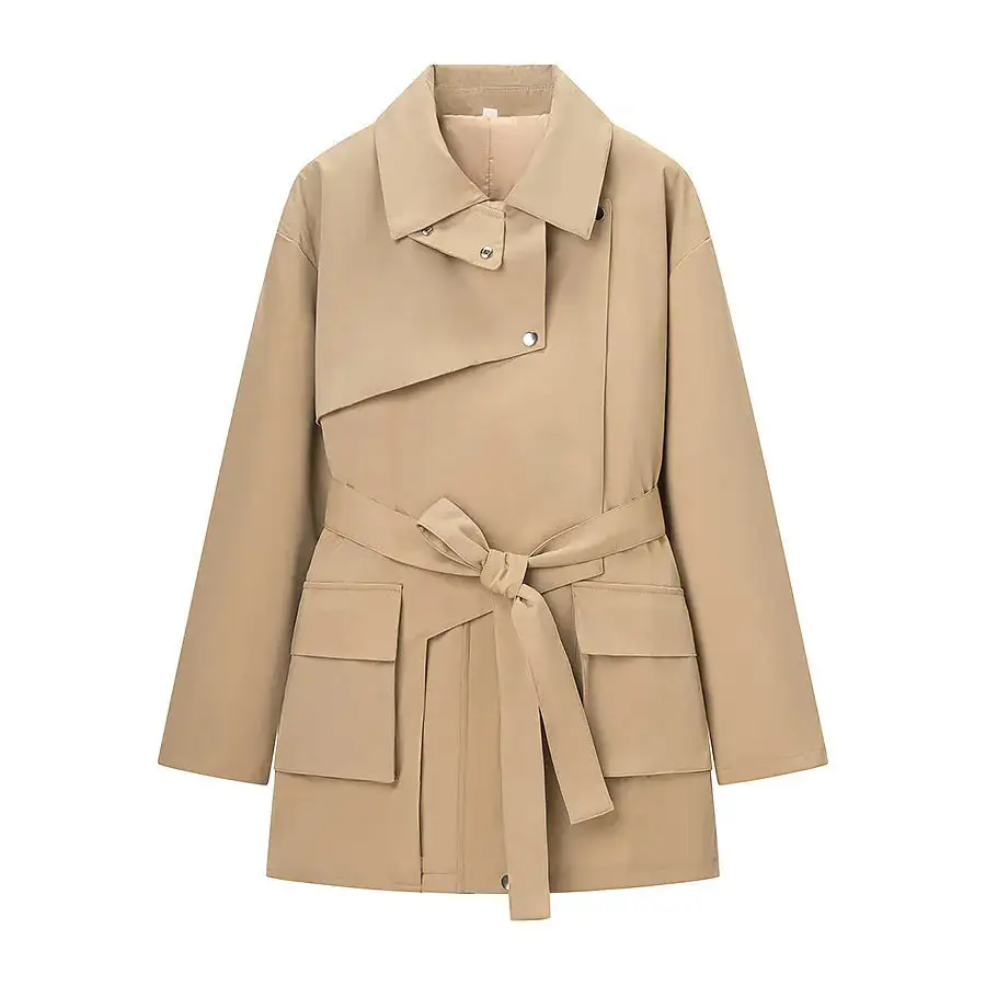 Relaxed Clean Line Trench Coat