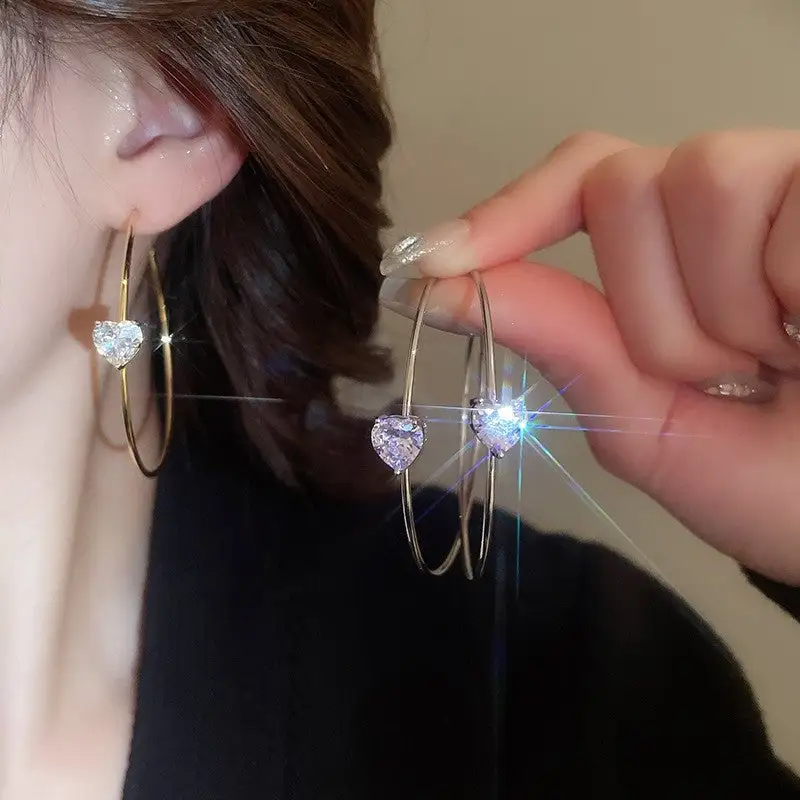 Heart Stud Earrings