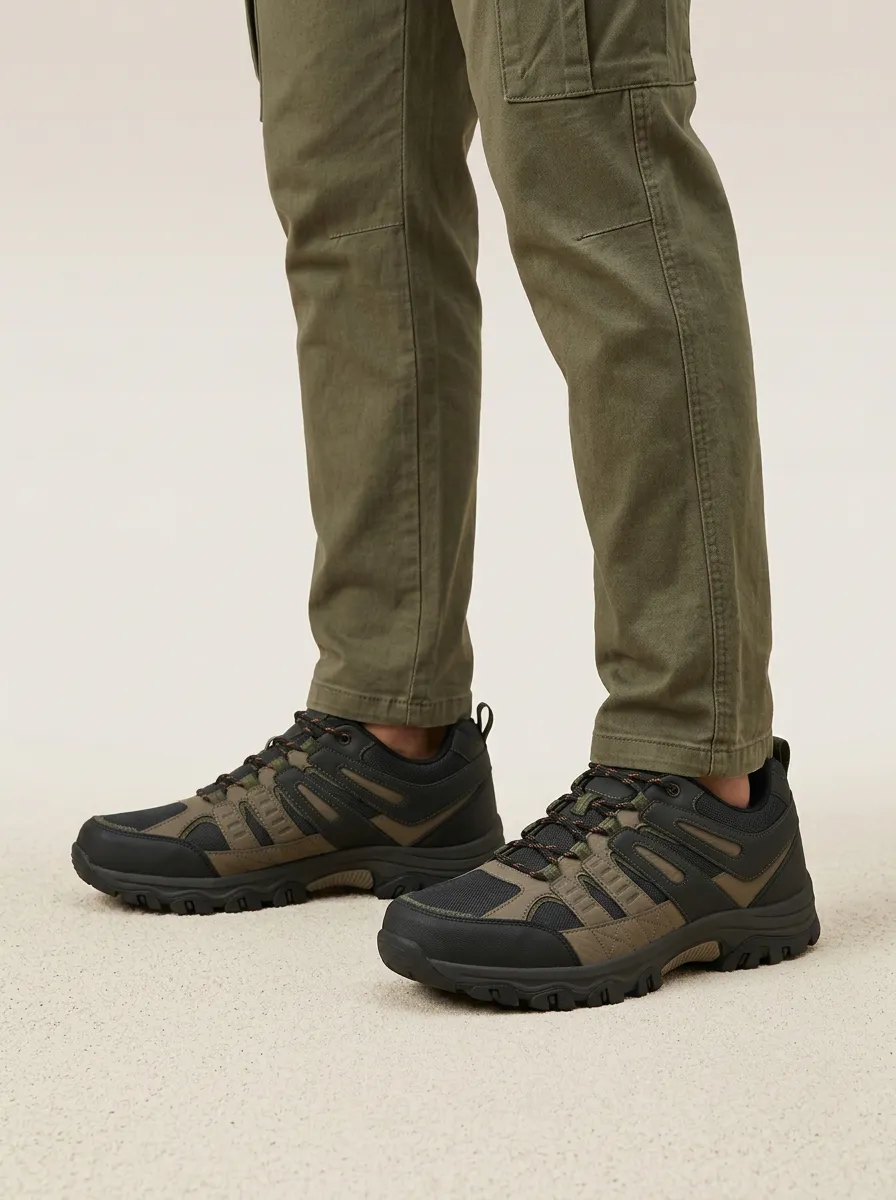 Men's Everyday Outdoor Hiking Tactical Non-Slip Print Shoes