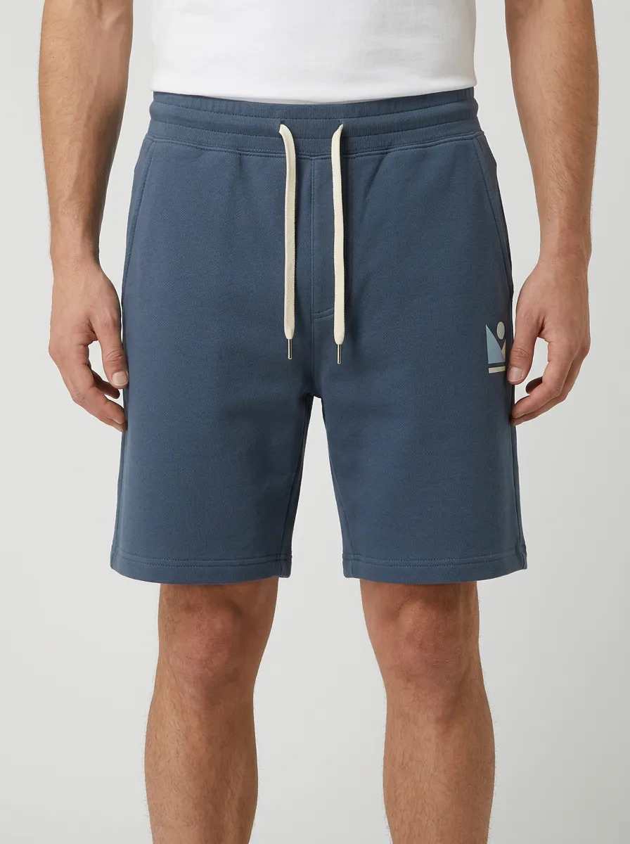 Men's Casual Minimalist Geometric Logo Printed Shorts