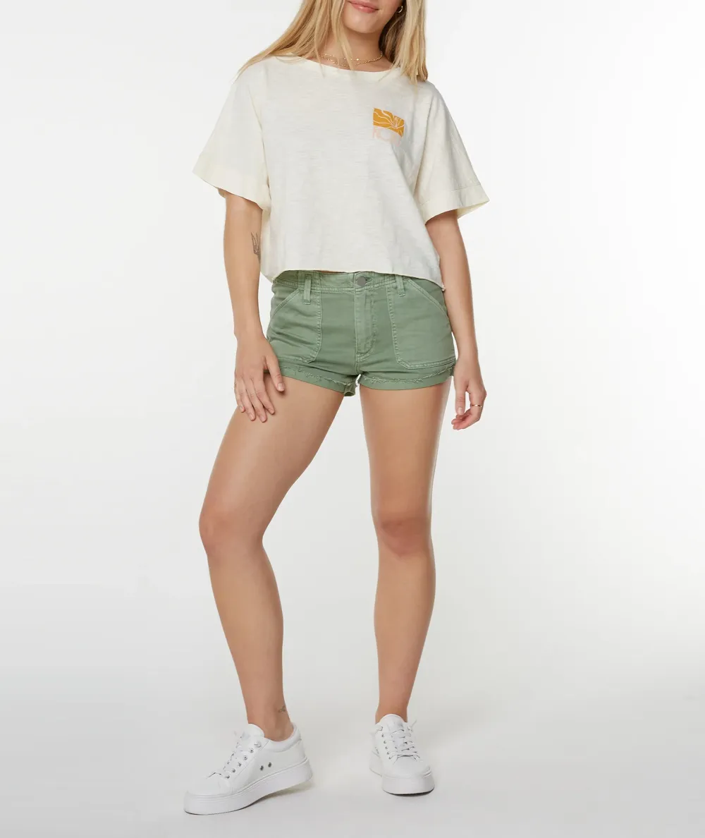 Backside Geometric Cartoon Print T-Shirt