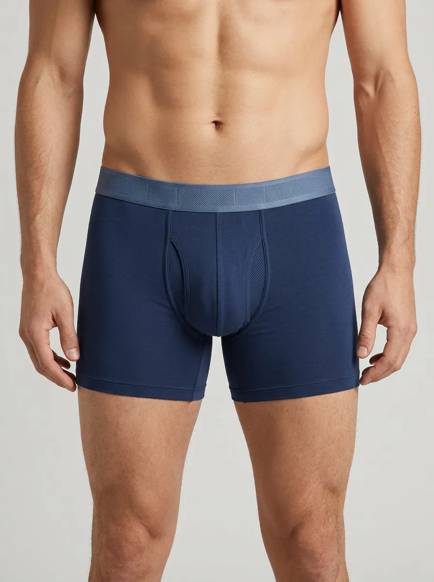 Men's Classic Breathable Mesh Pouch Boxer Briefs