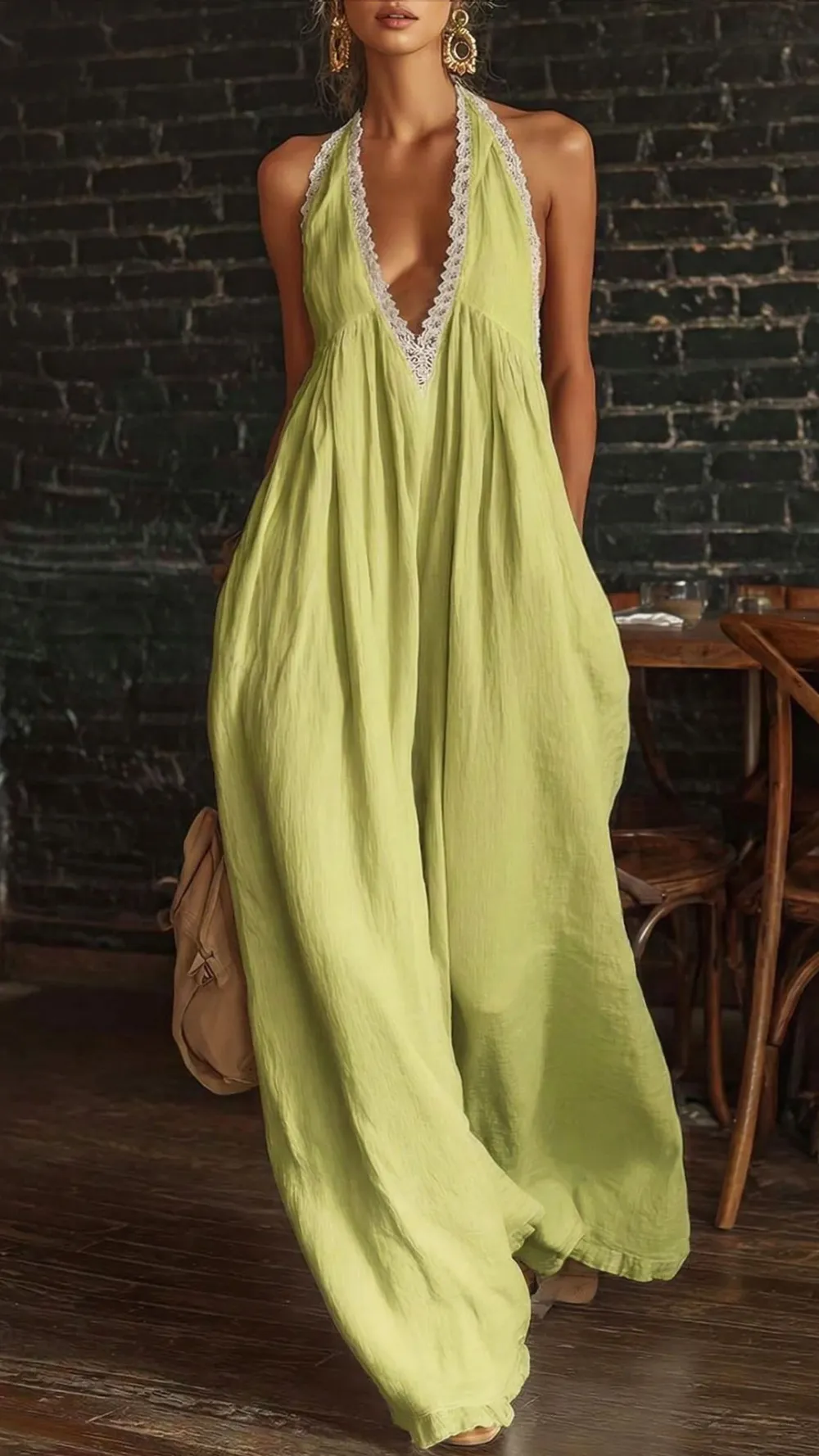 Textured Fabric Jumpsuit